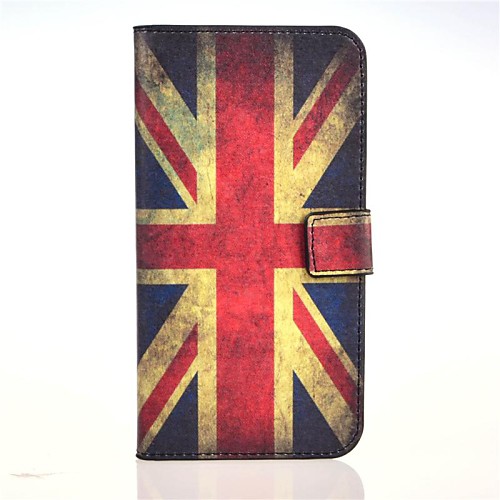 British Flag Pattern PU Leather Case with Stand and Card Slot for Huawei Ascend G7