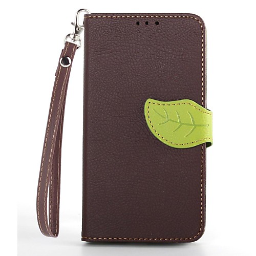 Leaves Pattern Full Body PU Leather Case Cover with Stand  for LG G3(Assorted color)