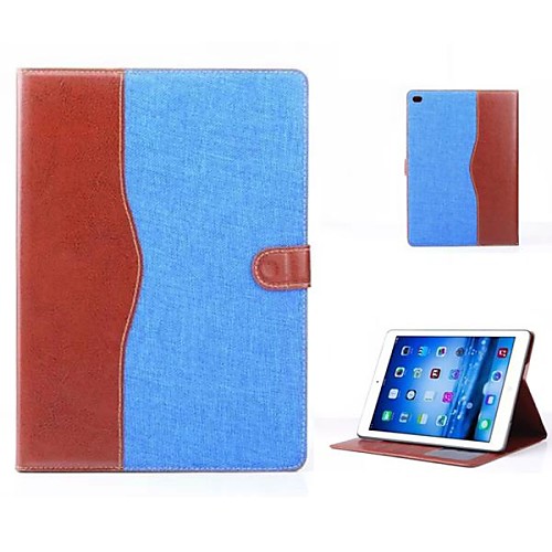 Hybrid Cowboy Lines Full Body Leather Cover with Card Slot for iPad Air 2  (Assorted Colors)