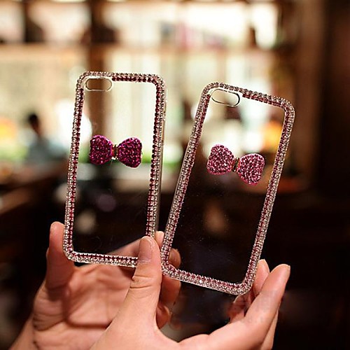 The Purple Crystal Bowknot with Diamond Hard Back Cover for iPhone 5/5S  (Assorted Colors)