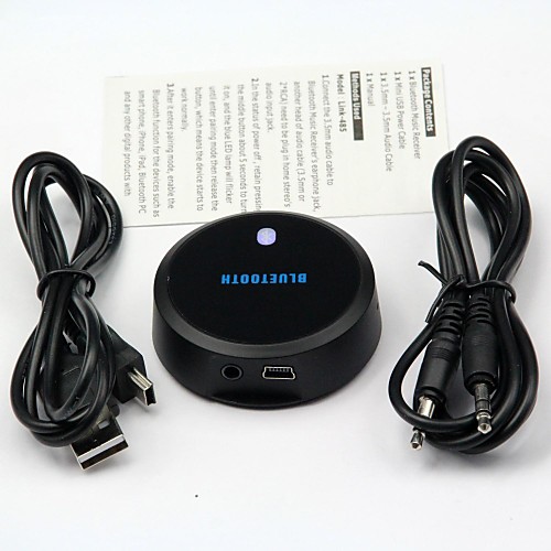 Bluetooth A2DP Audio Music Stereo Receiver Dongle Apple iPhone iPad iPod Galaxy