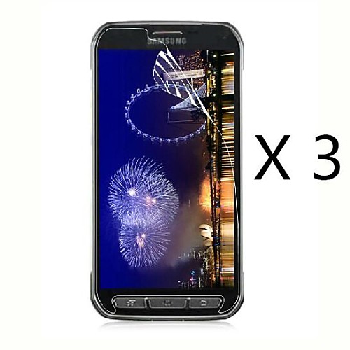 (3 pcs) High Definition Screen Protector for Samsung Galaxy S5 Active G870