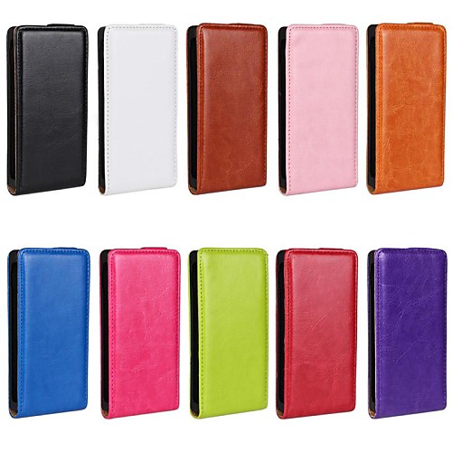 Flip-Open Horse Grain PU Leather Full Body Case for Sony Xperia M C1905 (Assorted Colors)