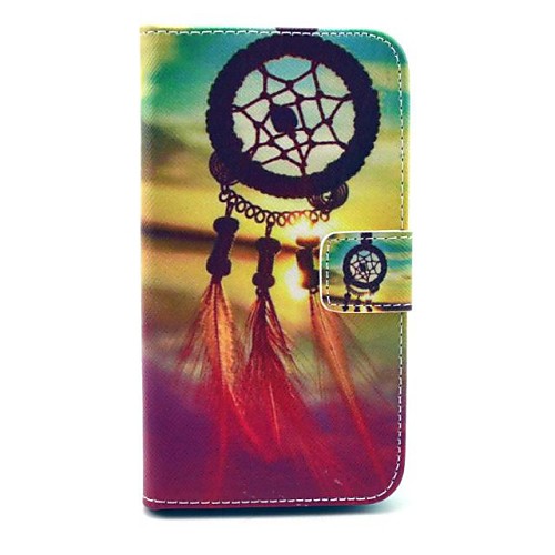 Dream Catcher Pattern PU Leahter Full Body Cover with Stand and Card Slot for Huawei Y530/C8813