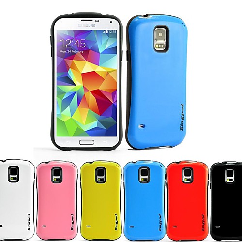 сплошной цвет шт / ТПУ жесткий / мягкий переплет дело с ремешком для Samsung Galaxy S5 / i9600 (разные цвета)