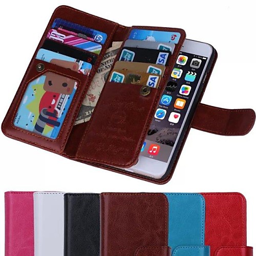 wallet  Pattern Full Body Cover for iPhone 6 (Assorted Colors)