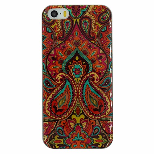 Flower Art Pattern PC Hard Back Cover Case for iPhone 5/5S