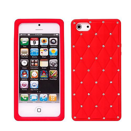 Newest Luxury Bling Crystal Diamond Starry Silicone Back Cover Case for iPhone 6(Assorted Colors)