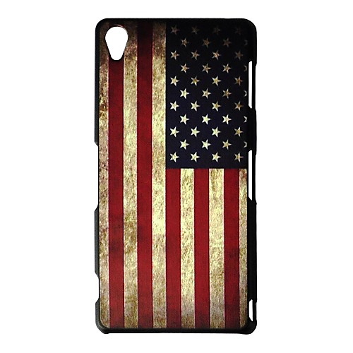 FITIN US Flag Pattern Plastic Hard Case for Sony Xperia Z2