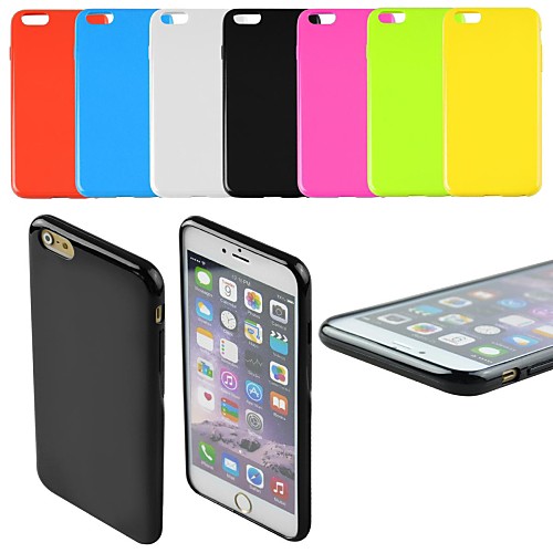 FITIN TPU Soft Back Case Cover Shell Protector for iPhone 6 4.7'' (Assorted Colors)