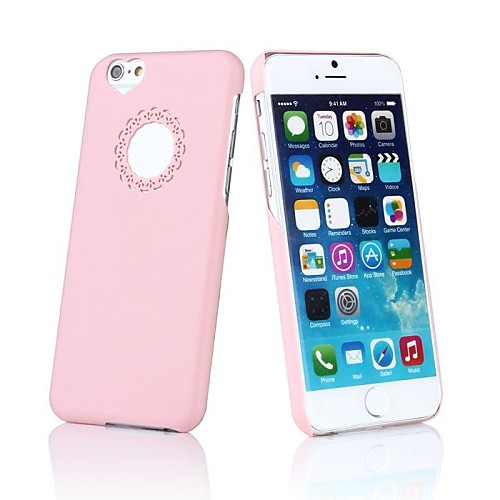 Hollow Out Flower Heart PC Hard Case  for iPhone 6 (Assorted Colors)