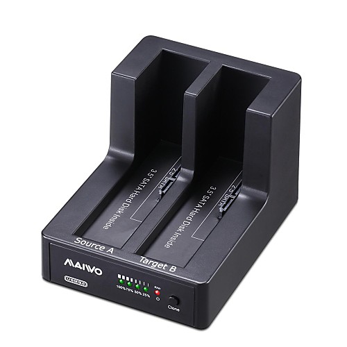 maiwo k3092 USB3.0 1: 1 клон 2bay SATA HDD док-станция дубликатор