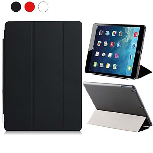 Tri-fold Faux Leather Full Body Case with Stand for iPad Air 2 (Assorted Colors)