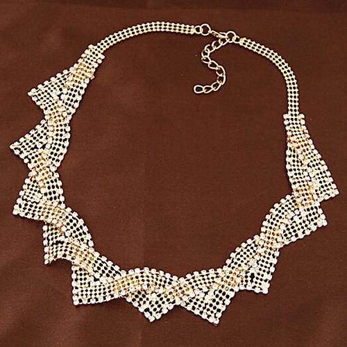 European and American Fashion Geometric Polygon Collar Necklace