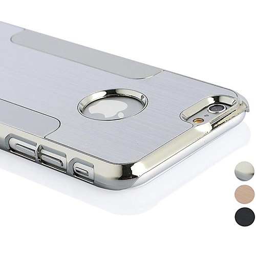 Plated Pattern Metal Back Cover for iPhone 6 (Assorted Color)