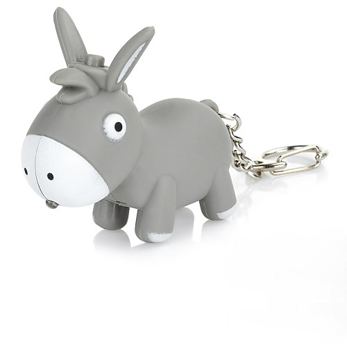 Cartoon Donkey LED Keychain Flashlights(AG103)