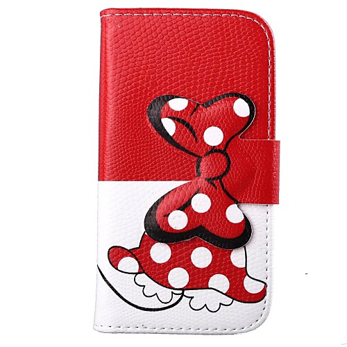 Bowknot Pattern PU Full Body Case with Card Slot for Motorola MOTO X