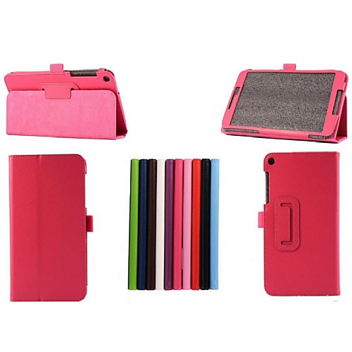 8 Inch Two Folding Pattern Lichee  PU Leather for ASUS Fonepad 8(FE380CG)(Assorted Colors)