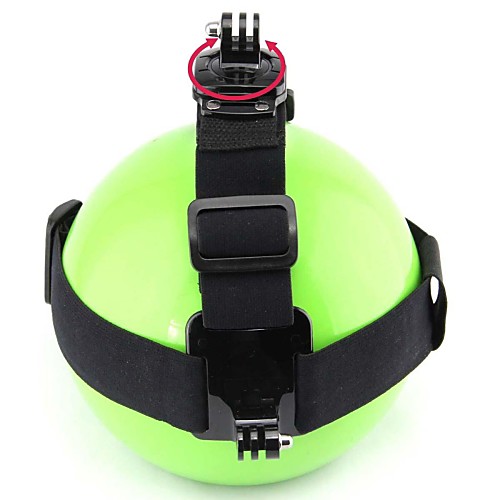 HGYBEST 360 Degree Rotation Camera Fixing Headband for Gopro Hero 4 / 2 / 3 / 3 / SJ4000 - Black