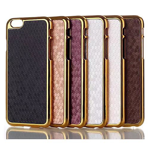 DF Diamonds Pattern Plating Back Case for iPhone 6(Assorted Colors)