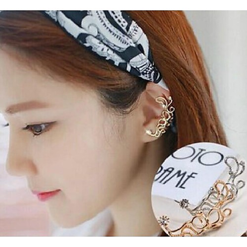 Love Is Your Fashion New Butterfly Flower Diamond Ear Bones Clip