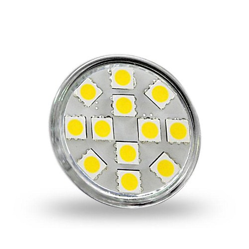 MR11 3W 12x5050smd300lm 6000-6500K холодный белый свет привели пятно лампы (dc12v)