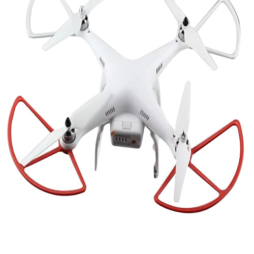 DJI Phantom Видение 2 Пропеллер Опора Защитный Гвардии Protector-Белый Красный (4 шт)