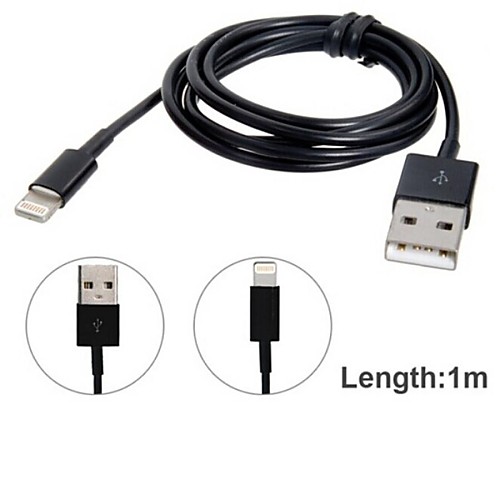 8-контактный USB-кабель для зарядки данных для Iphone 6/6 плюс / 5 / 5s / 5с / Ipad 5 и другие (100см)