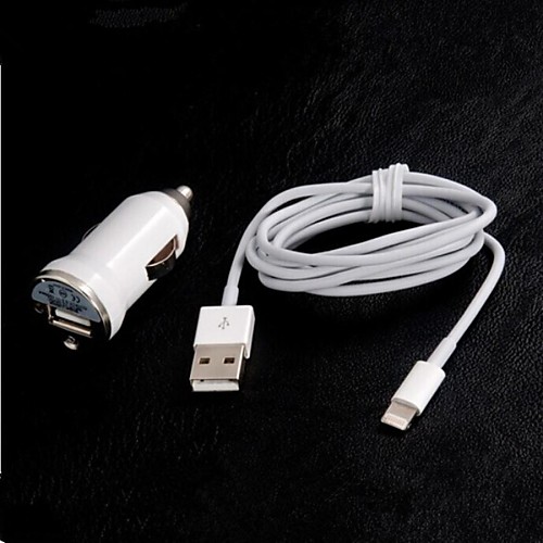 Mini USB автомобильное зарядное устройство&USB-кабель для iPhone 6 / Iphone 6 плюс / 5 / 5s / 5с и другие