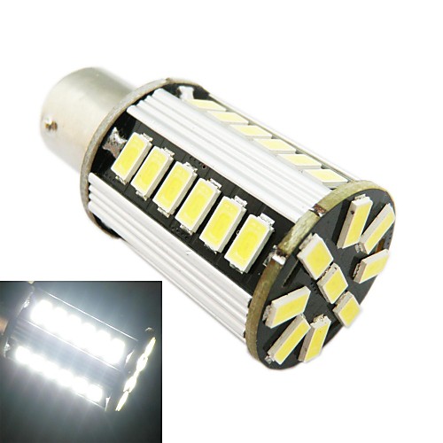 1157 39x5730smd шины CAN 8w 6000k -7000k белый свет Светодиодная лампа для автомобиля (12-24V, 2шт)