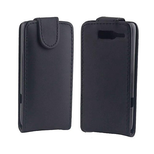 Solid Color Pattern Open Up and Down PU Leather Full Body Case for Motorola DROID RAZR M/XT907