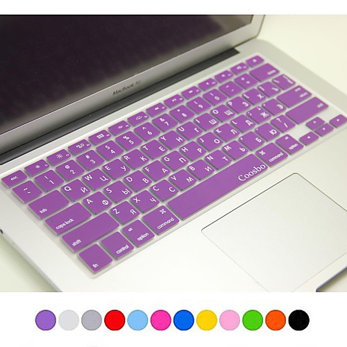 Coosbo Russian Silicone Keyboard Cover Skin for 13