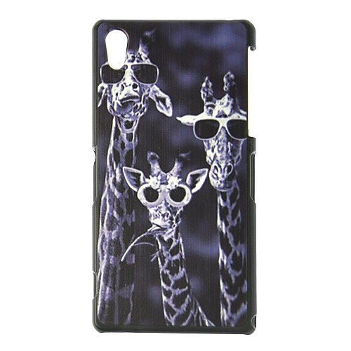 FITIN Cool Giraffe Pattern Plastic Hard Case for Sony Xperia Z2