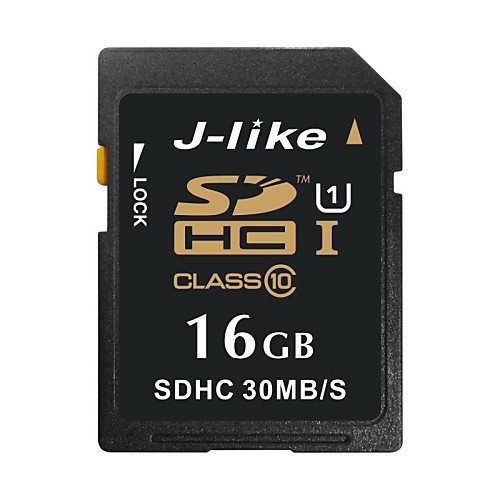 J-like SDXC SDHC SD UHS-I карт Class10 память 16GB 30MB / с