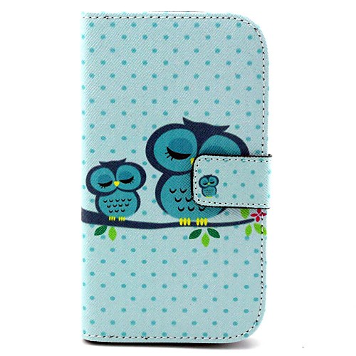 Wave point of Cats Pattern PU Leather Full Body Case with Stand for Galaxy Grand Neo I9060