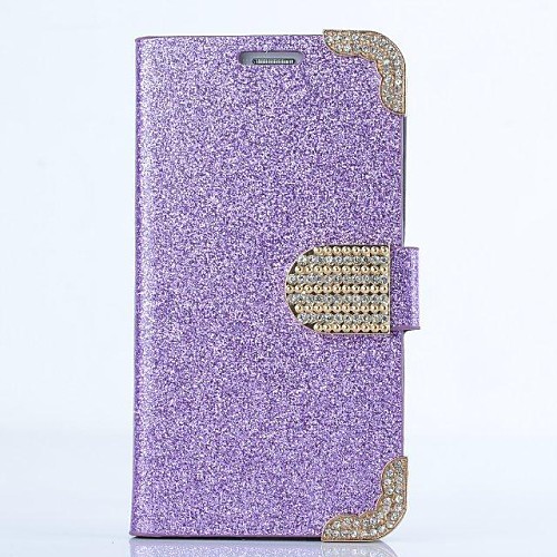 Fashion PU Leather Diamond Full Body Case with Stand for SAMSUNG GALAXY S5 I9600(Assorted Colors)