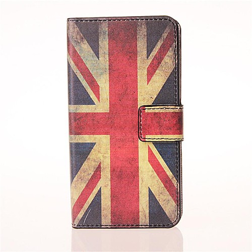 British Flag Pattern PU Leather Case with Stand and Card Slot for Huawei Ascend Y550