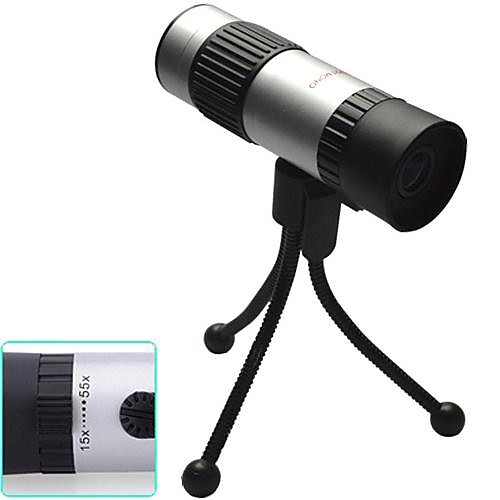 15-55X21 Silver LLL Night Vision Monocular Zoom Telescope Giving a Tripod