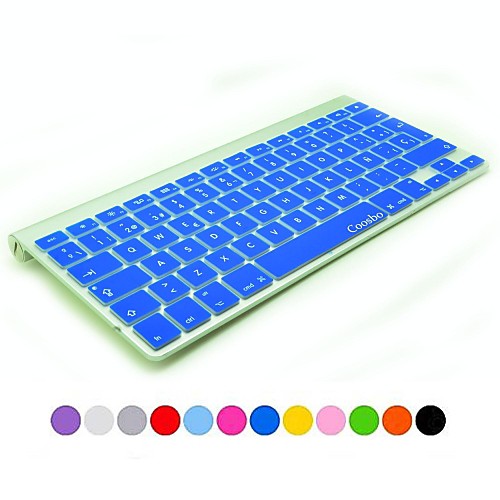 Coosbo Spanish EU Layout Silicone Keyboard Cover Skin for Imac G6 13