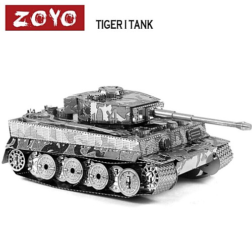 ZOYO Tiger I Tank DIY 3D Laser Cut Models Puzzle