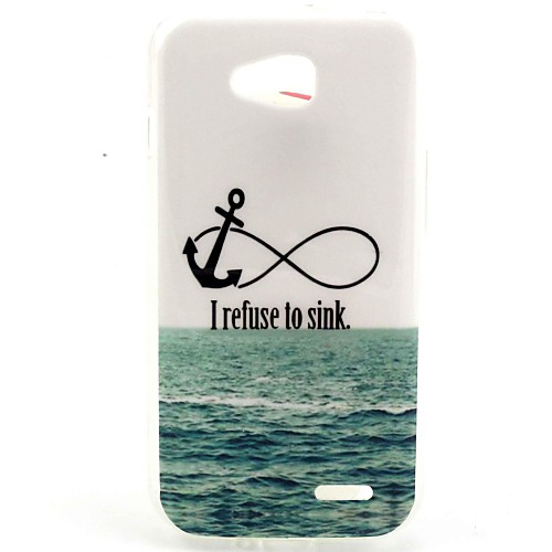 Sea Pattern TPU Soft Back Cover for LG L70