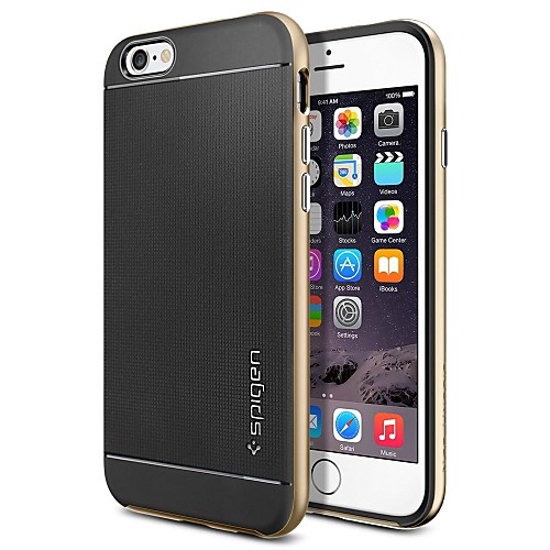 SPIGEN™ Shock Absorption TPU & Premium PC Dual Layer Reinforced Frame Soft Case for iPhone 6 (Assorted Colors)