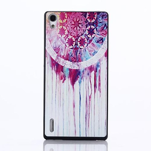 Colorful Rainbow Dream Catcher Pattern PC Hard Back Case for Huawei Ascend P7