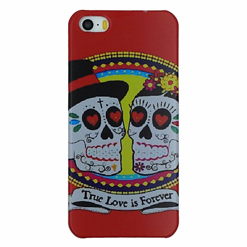 A Couple of Skulls Pattern PC Hard Back Cover Case for iPhone 5/5S