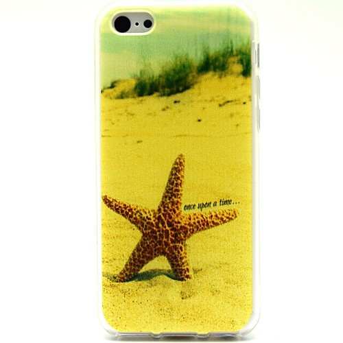 Beach Starfish Pattern Soft Case for iPhone 5C