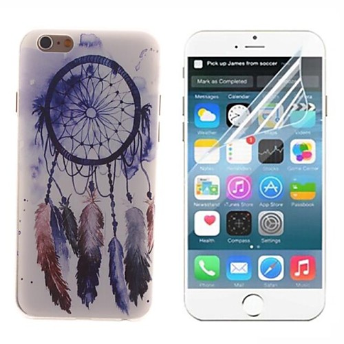 purple Windbell Design by Bike Hard with Screen Protector Cover for iPhone 6