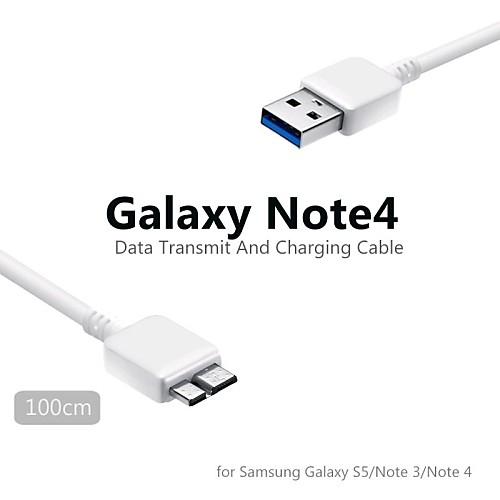 1м Micro USB кабель круглого данные для Samsung Galaxy S5 / ноет 3 / примечание 4