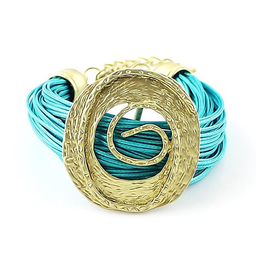 2014 New Coming Christmas Gift Chunky Multilayer Braided Leather Trendy Bracelet