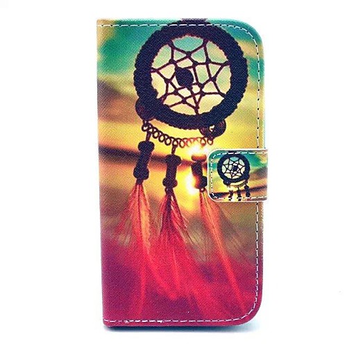 Dream Catcher Pattern PU Leahter Full Body Cover with Stand and Card Slot for Huawei Y330