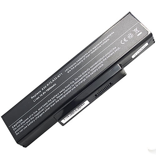 7800mAh замены батареи ноутбука для ASUS A72 k72d K72 k72j k72r k72q n73 K73 x77 a72d x77j A32-K72 9cell